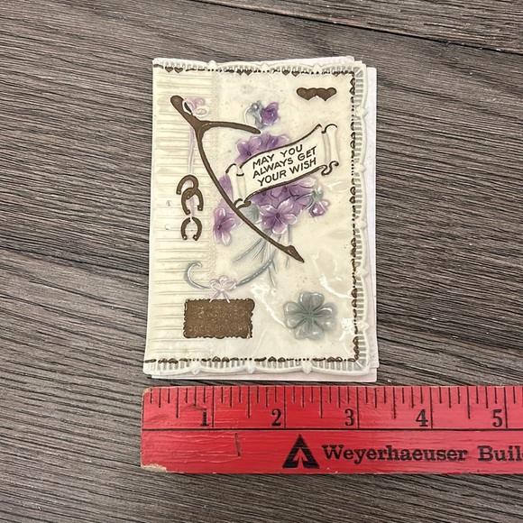 Lot vintage antique Christmas cards ephemera paper celluloid popup 3-d - Picture 5 of 16